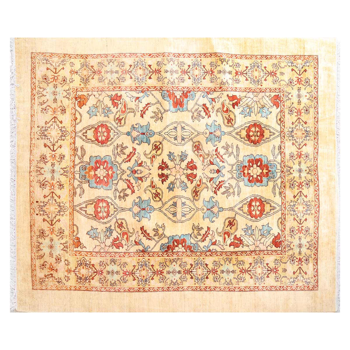 Well-Designed Handwoven Carpet | 9' 7" X 8' 0"