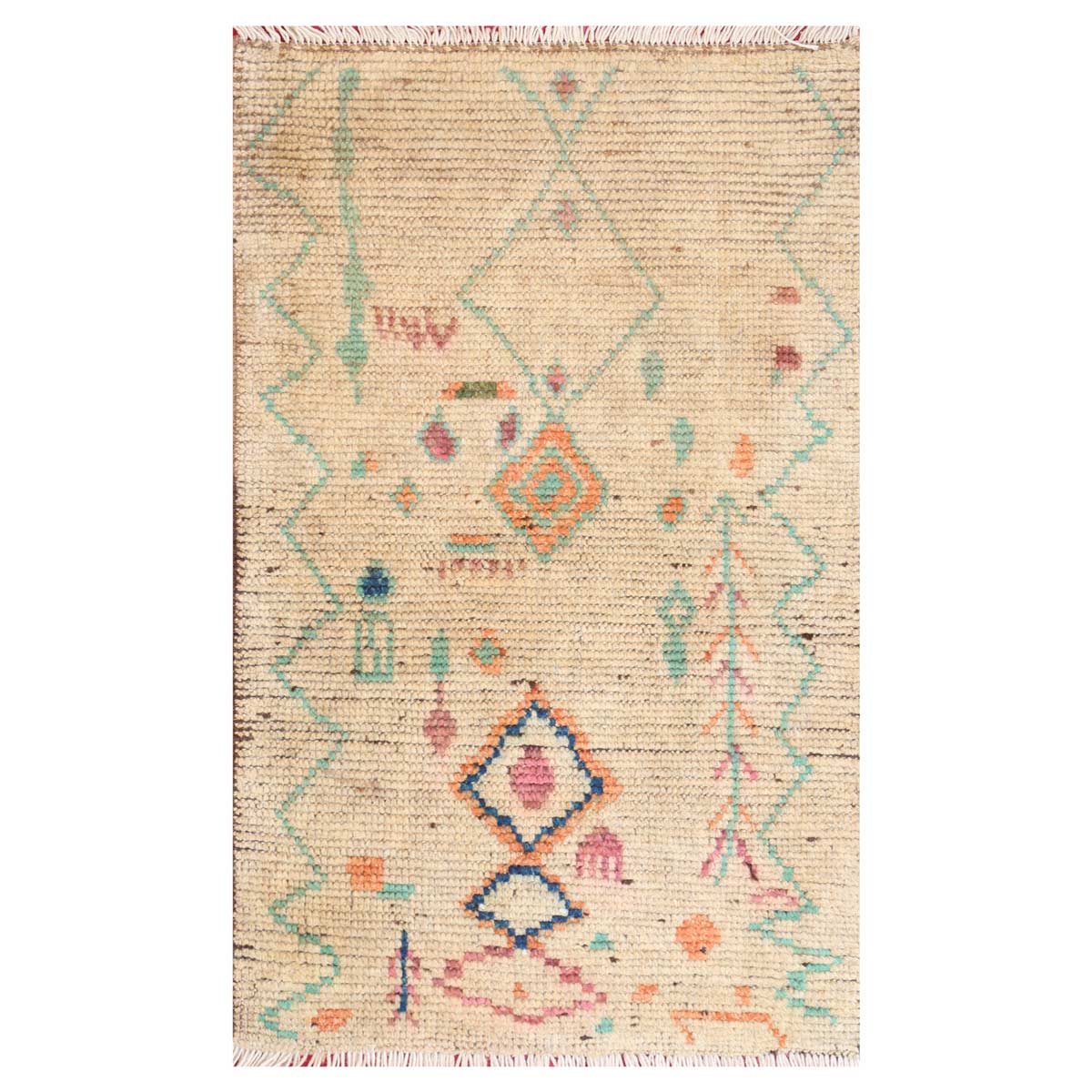 Jul Khirs Doorstep Carpet| Beautiful Afghan Handmade Carpet 3' 0" X 2' 0" 