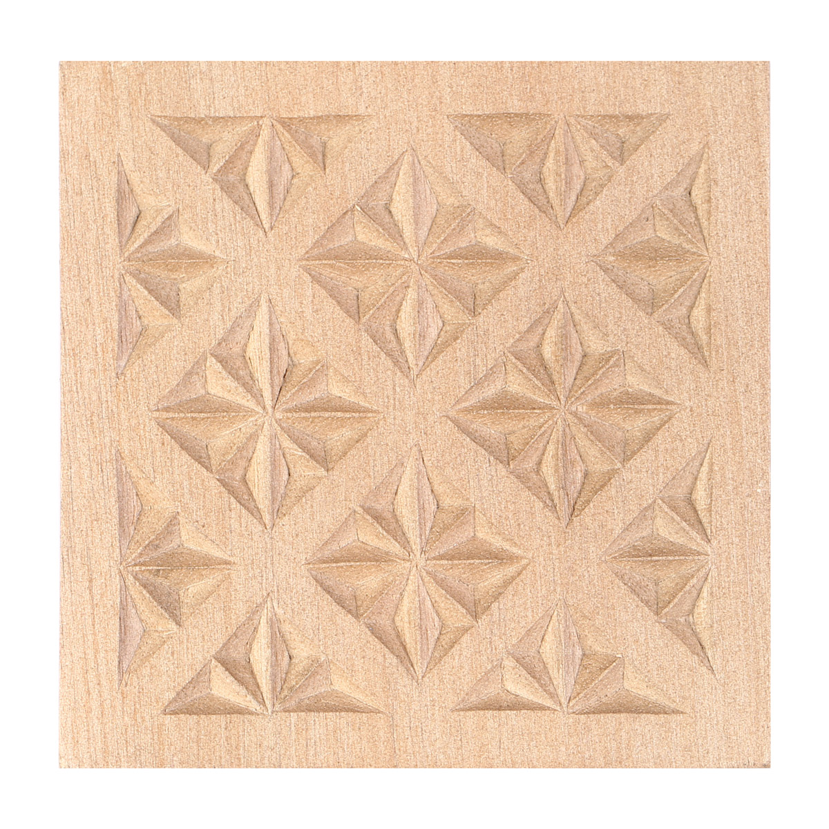 Walnut Cup Saucer Set | Wooden Square Saucer Set