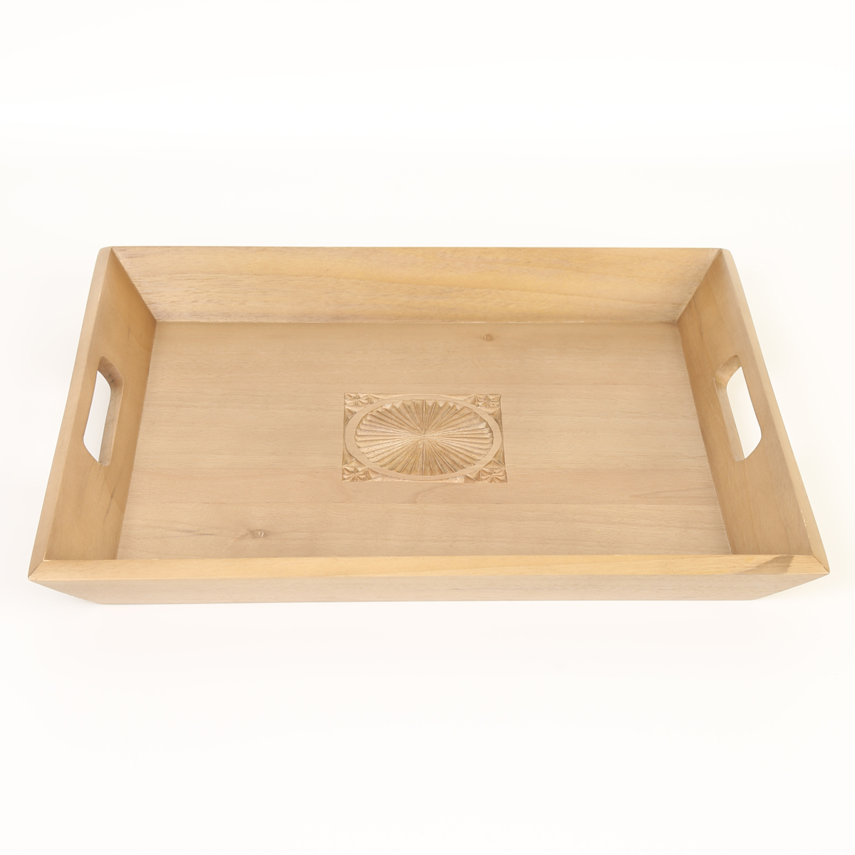 Nuristani Wooden Plater | Wooden Serving Tray 