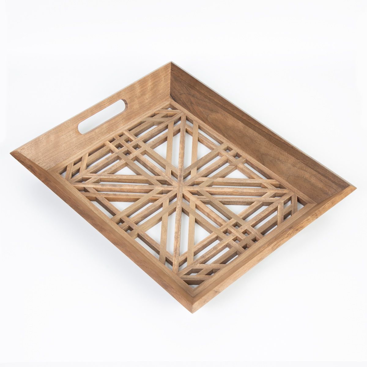 Wooden Tray with Handle