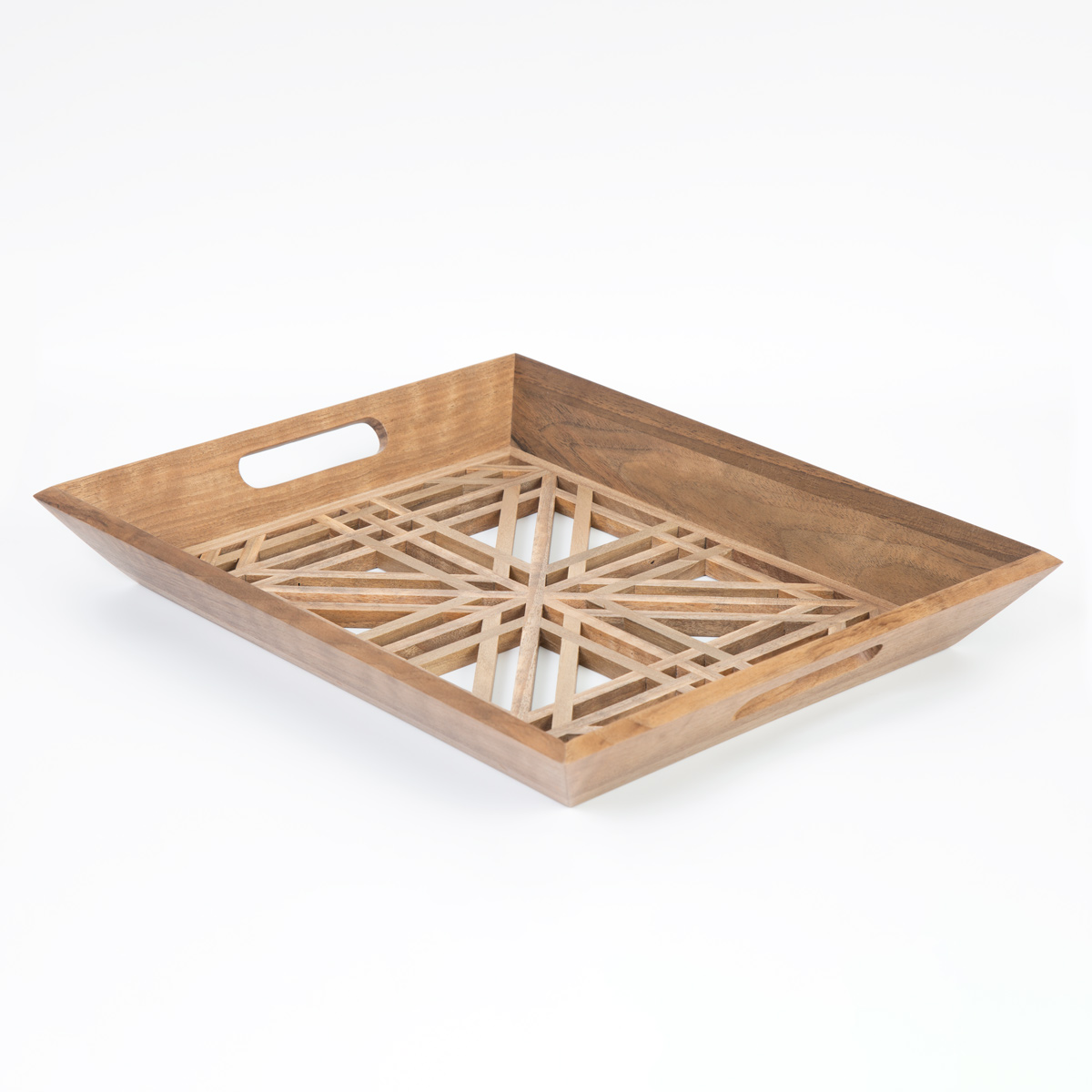 Wooden Tray with Handle