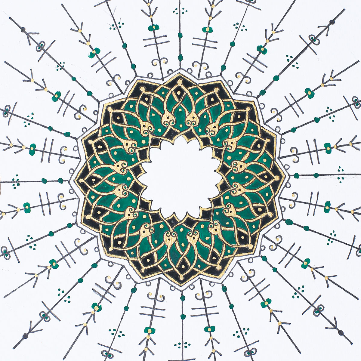 Shamsa Handpainted