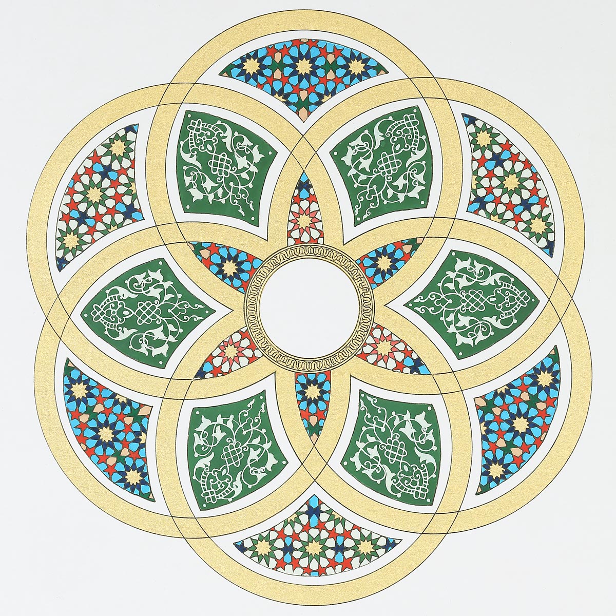 Shamsa Geometric Design Art