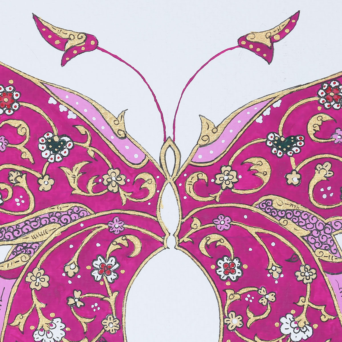 Butterfly Islamic Design Art
