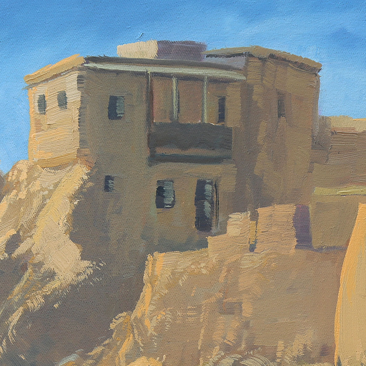 Landscape Artwork of Ghazni Province | Oil Color Wall Painting