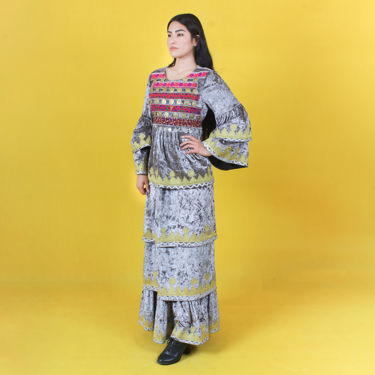 Afghan Beautiful Traditional Wedding Clothes | Handmade Gande Afghani