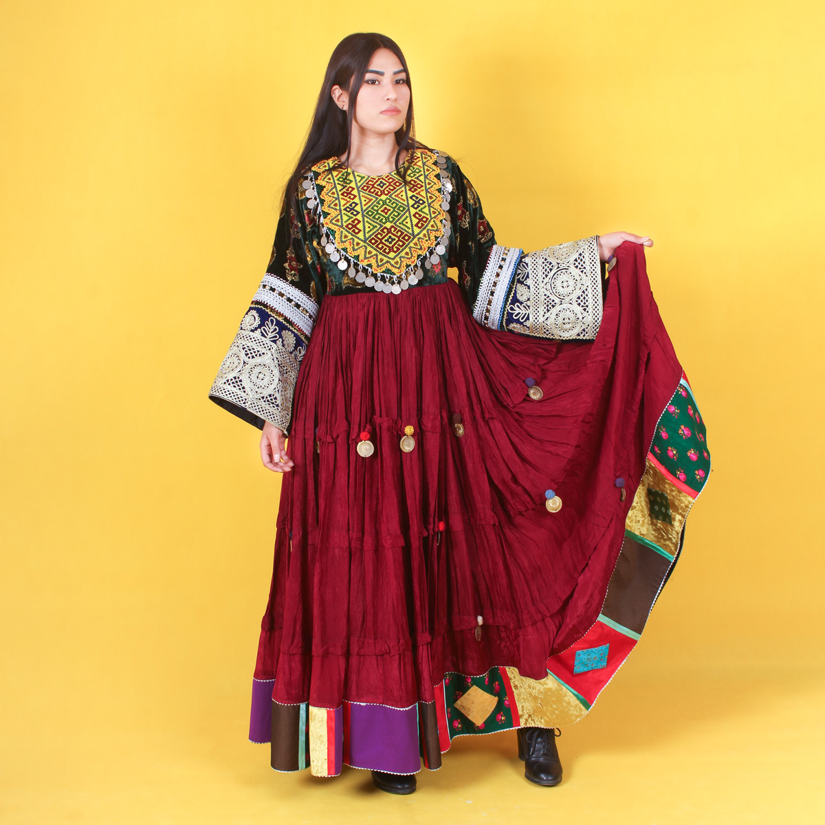 New Design Women Party Long Dress | Beautiful Gande Afghani