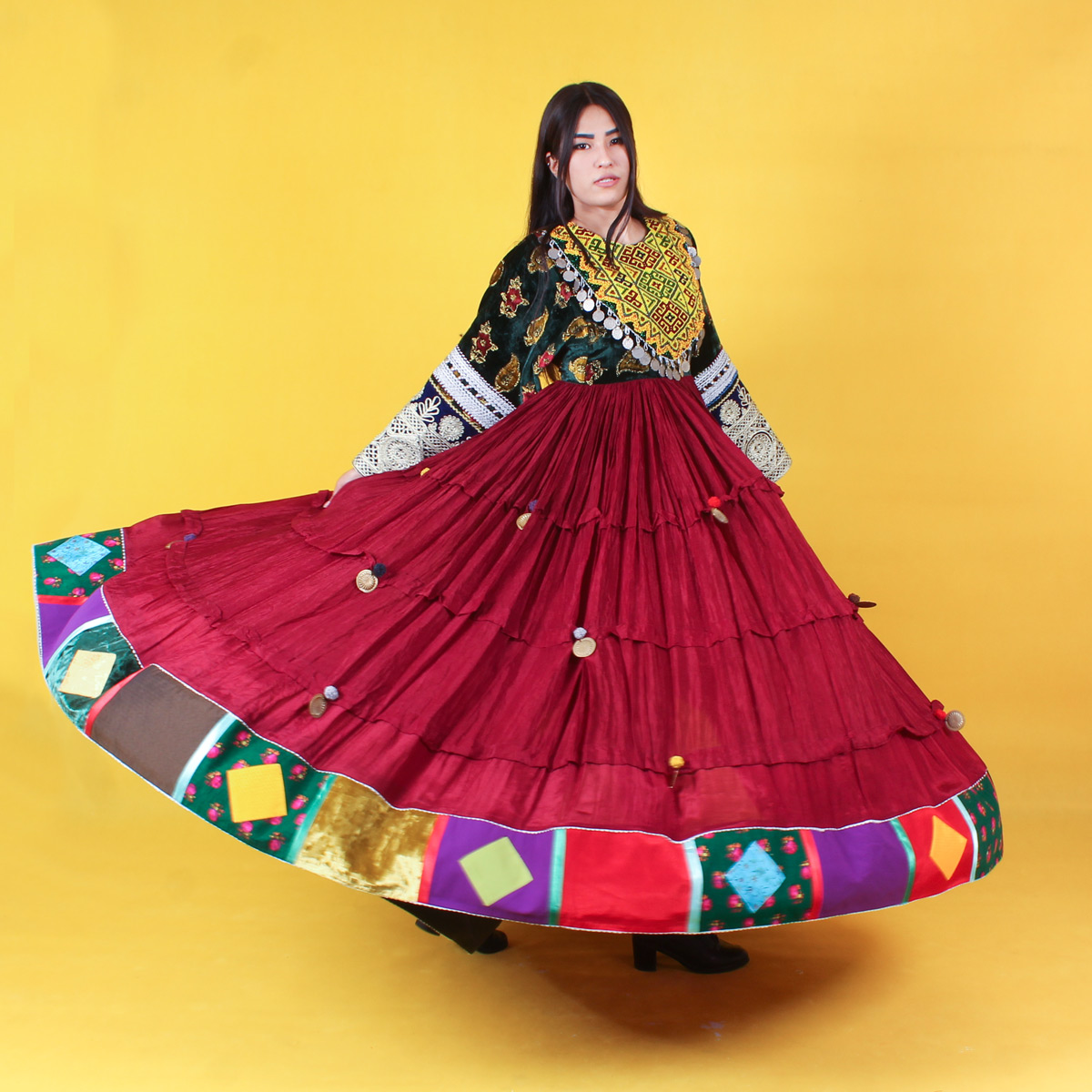 New Design Women Party Long Dress | Beautiful Gande Afghani