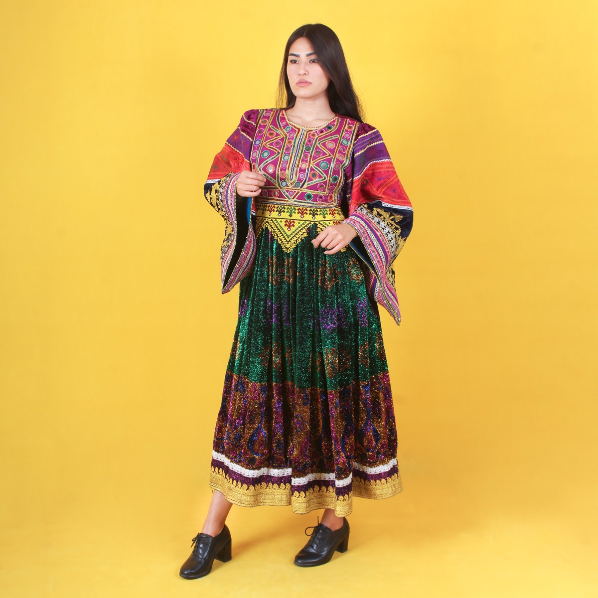 Handmade Traditional Afghan Wedding Dress for Women | New Design Gande Afghani