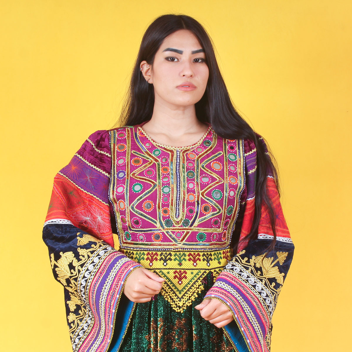 Handmade Traditional Afghan Wedding Dress for Women | New Design Gande Afghani