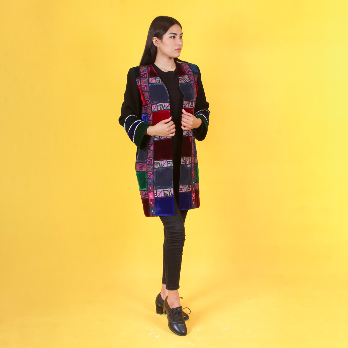 Formal Women Long Coat | Afghan Handmade Coat
