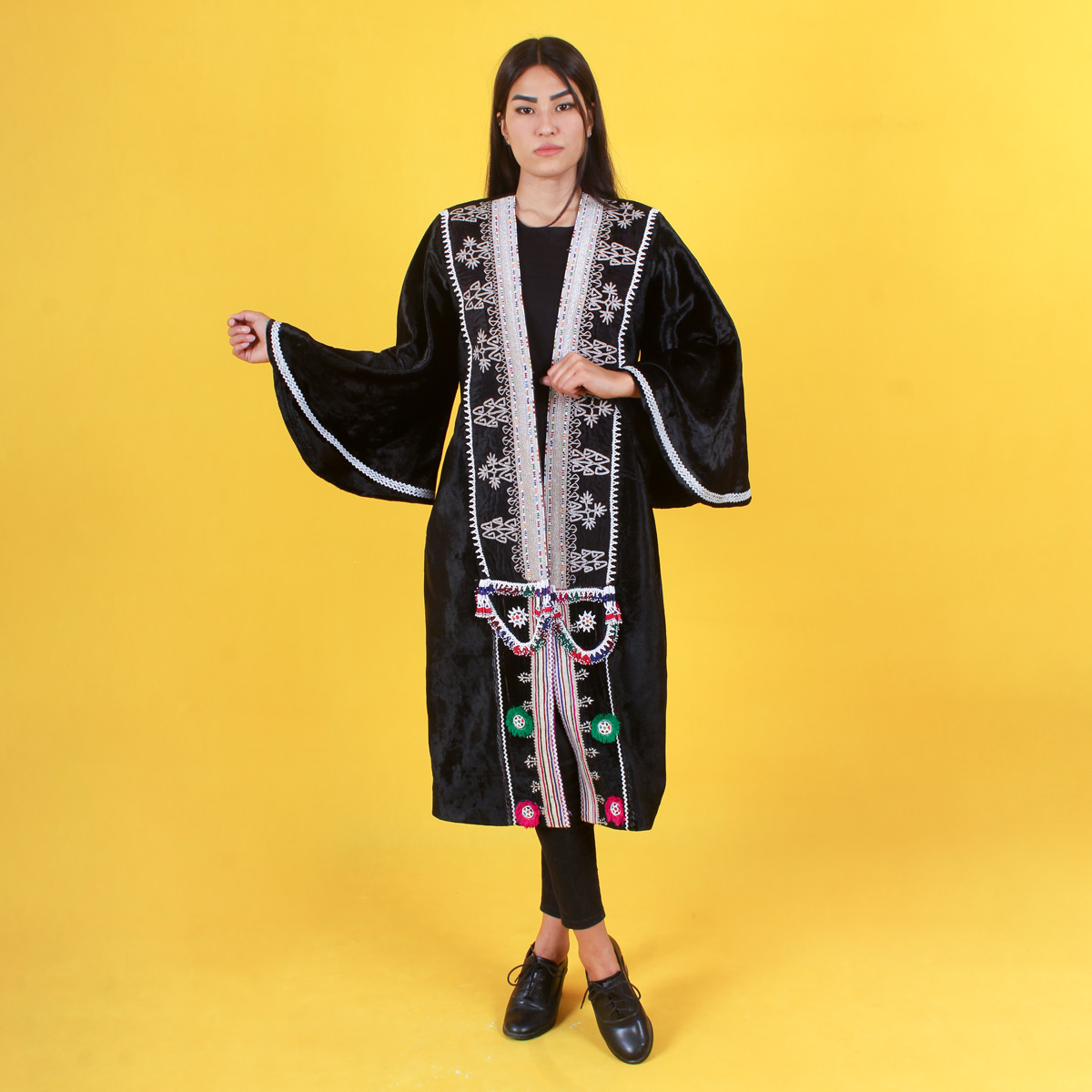 Afghan Women Long Formal Coat| Handmade Party Coat