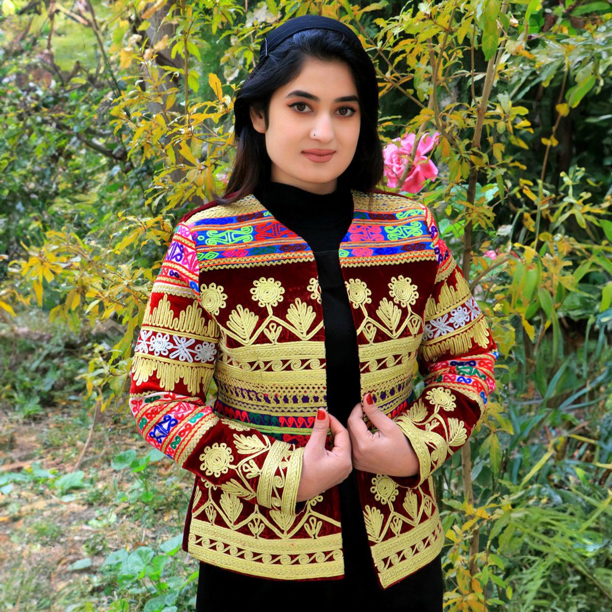 All Over Embroidered Short Coat | Bridal Wear Jacket