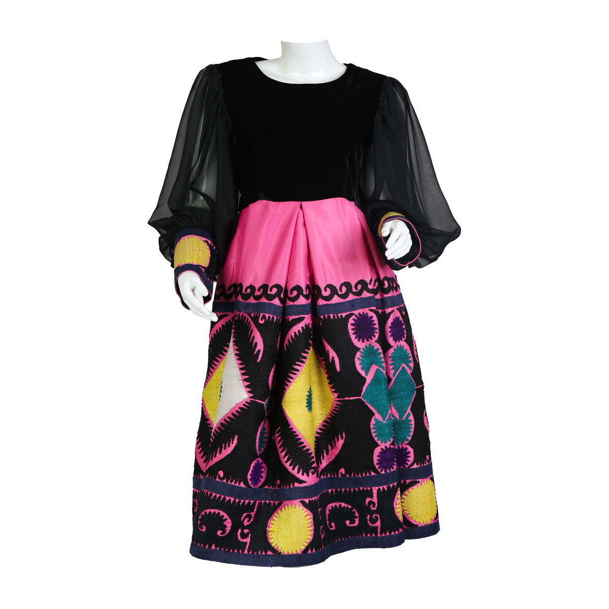 Beautiful Short Frock | Hand Embroidered Women Outfit