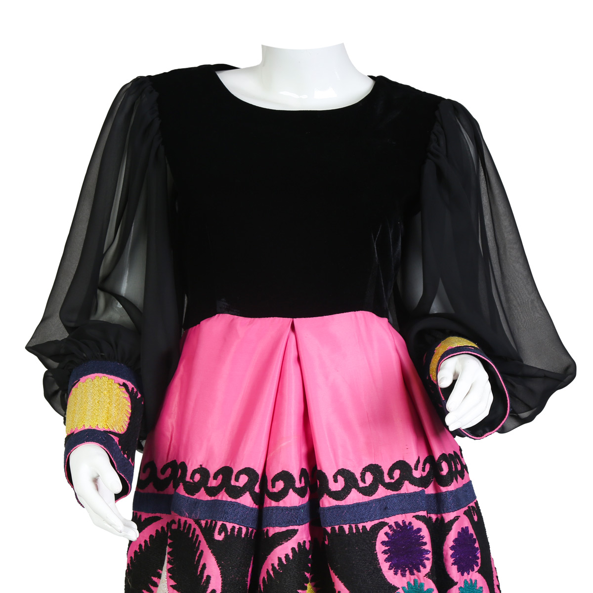 Beautiful Short Frock | Hand Embroidered Women Outfit