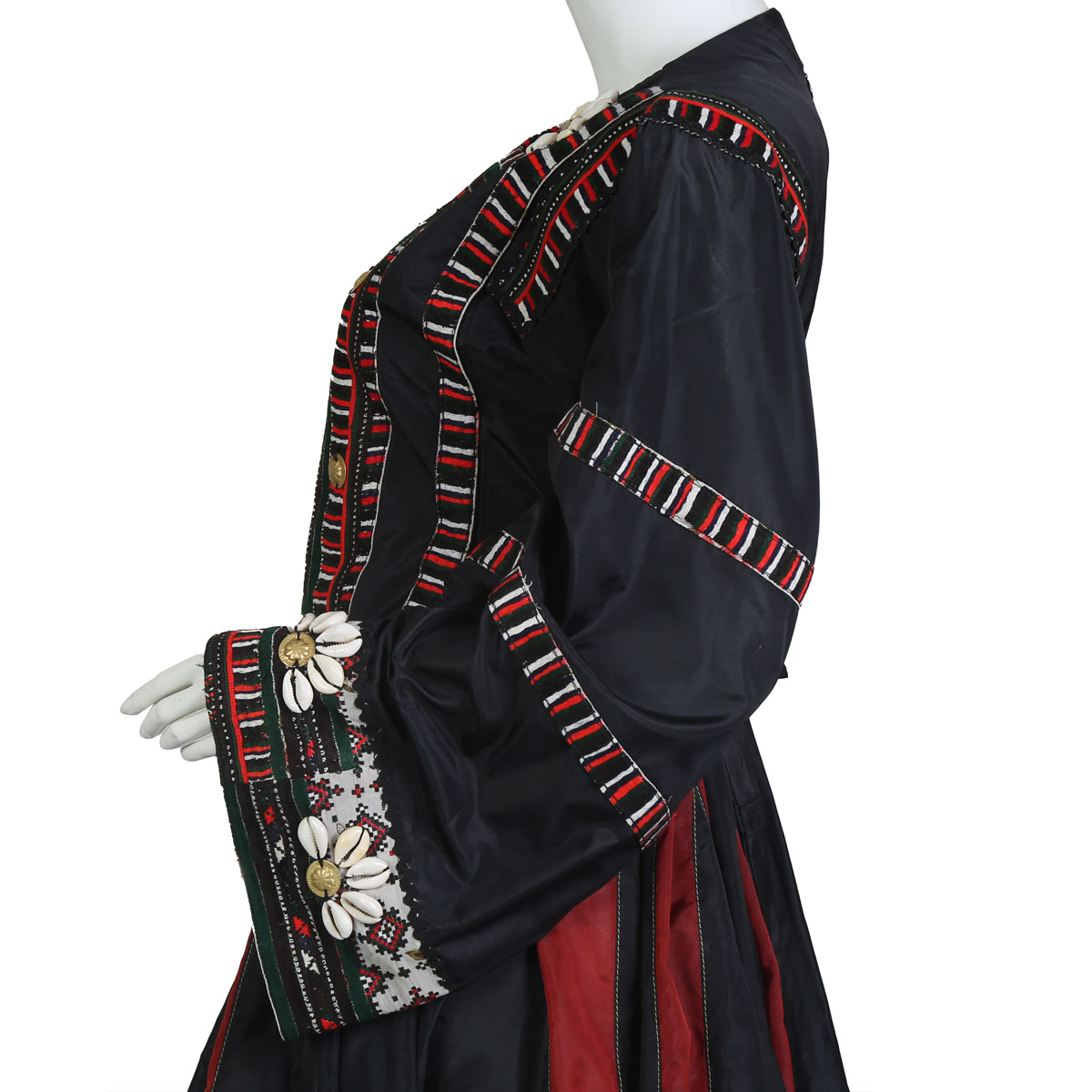 Short Women Dress| Black Embroidered Frock