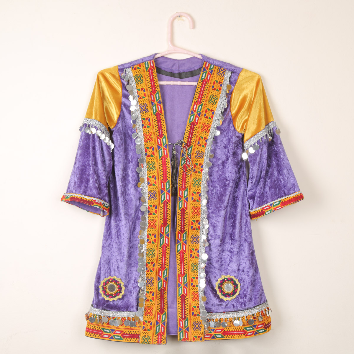 Purple Velvet Chapan for Kids | Kid Outfit
