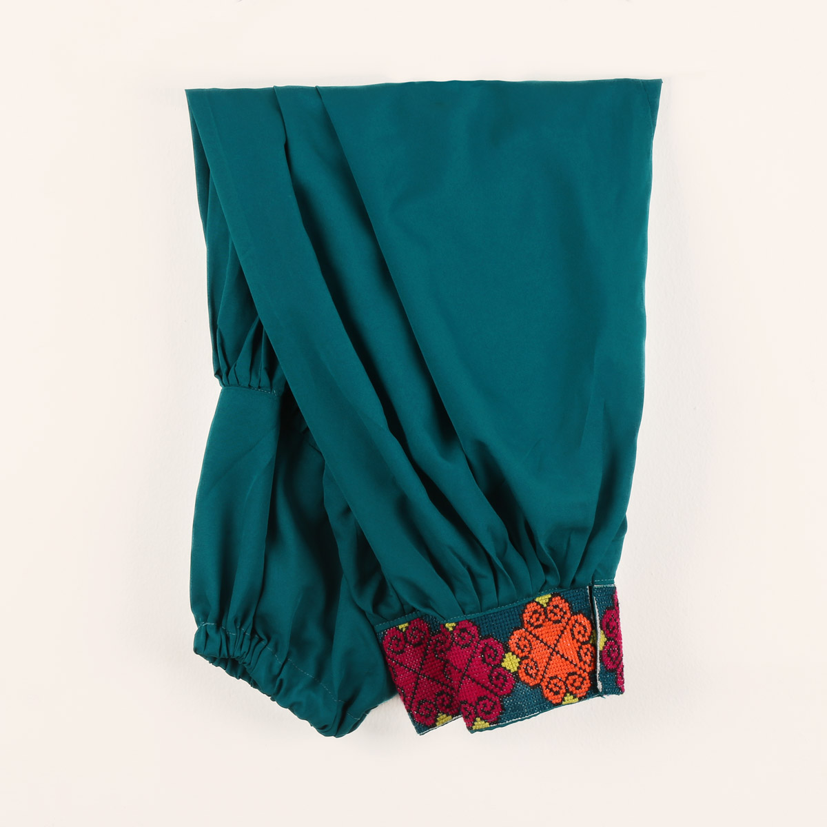 Orange Graph Embroidered Frock | 3-Piece Cotton Kid's Frock 