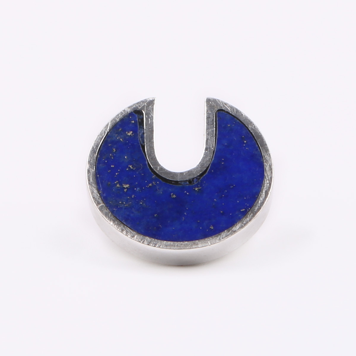 Lapis Lazuli Button | Set of 7 Silver Button