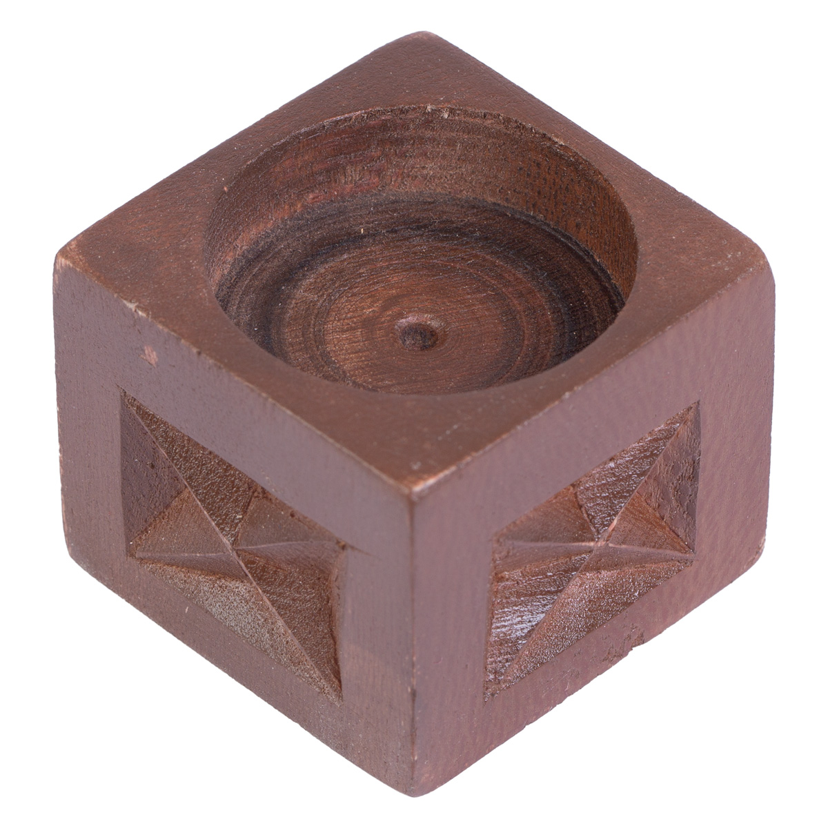Walnut Wood Candle Holder Set| Wooden Candle Holder