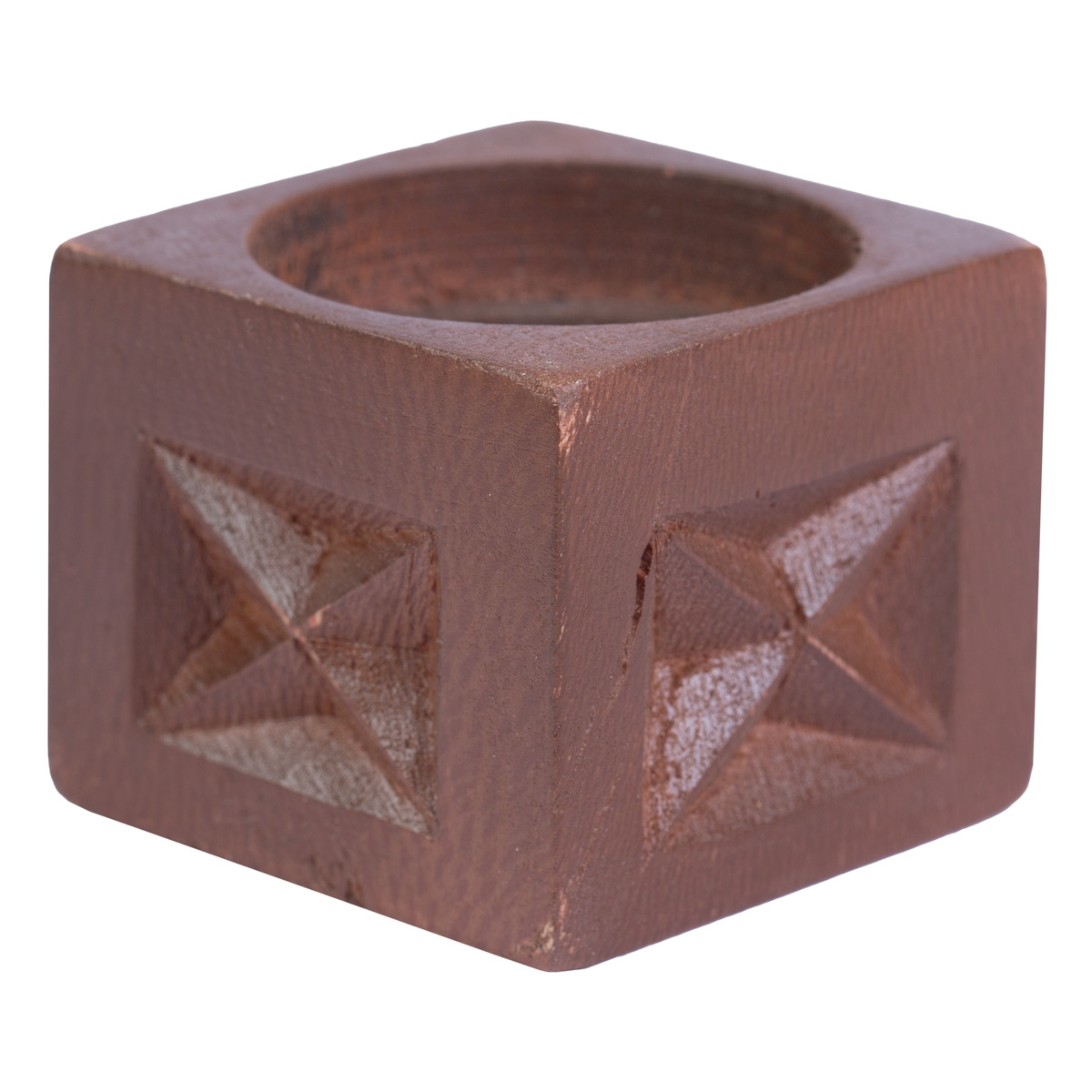 Walnut Wood Candle Holder Set| Wooden Candle Holder
