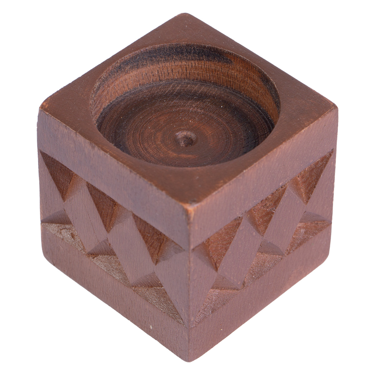 Walnut Wood Candle Holder Set| Wooden Candle Holder