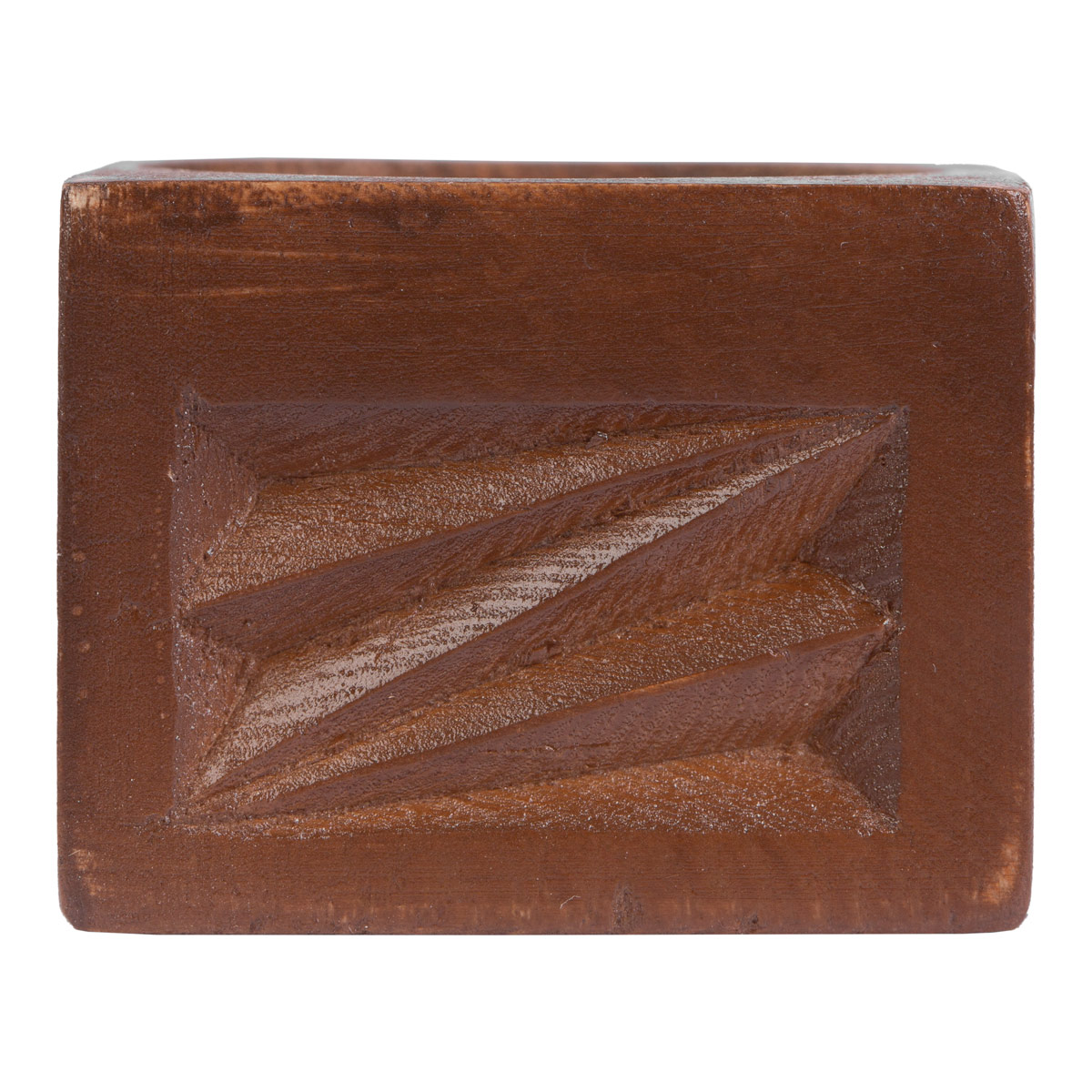 Walnut Wood Candle Holder | Mini Square Candle Holder Set