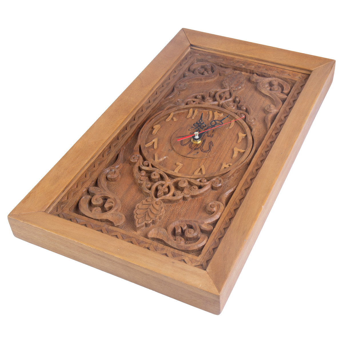 Walnut Wood Table Clock | Classic Handmade Clock