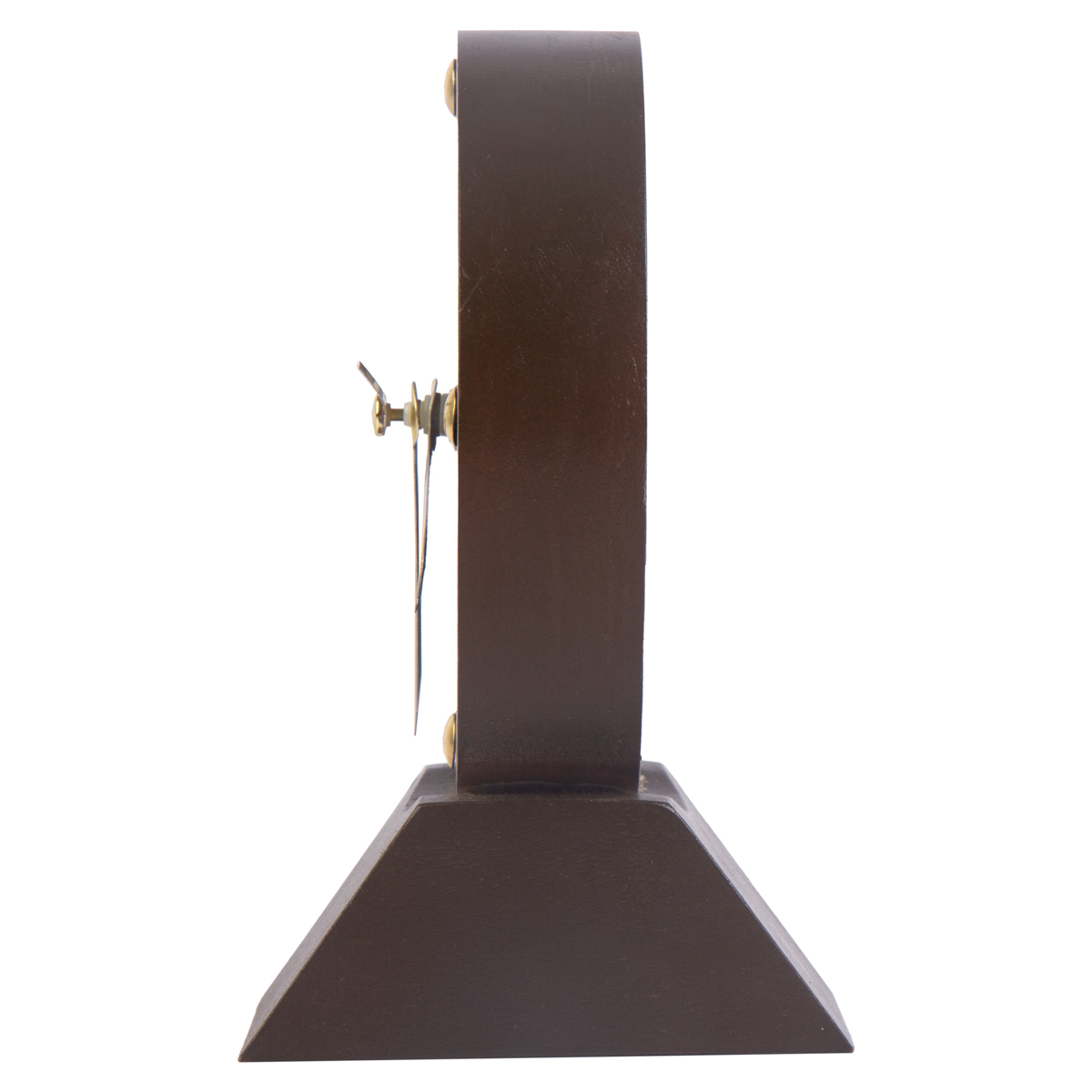 Walnut Wood Table Clock | Mini Nuristani Wooden Clock