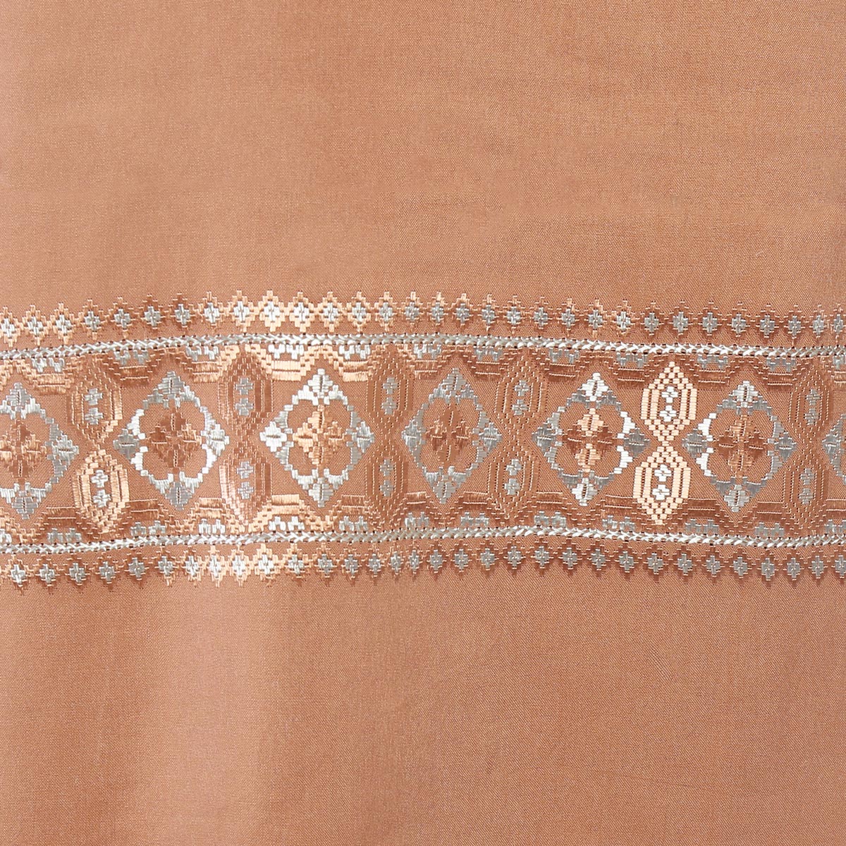 Amber Orange Hazaragi Embroidered Shawl