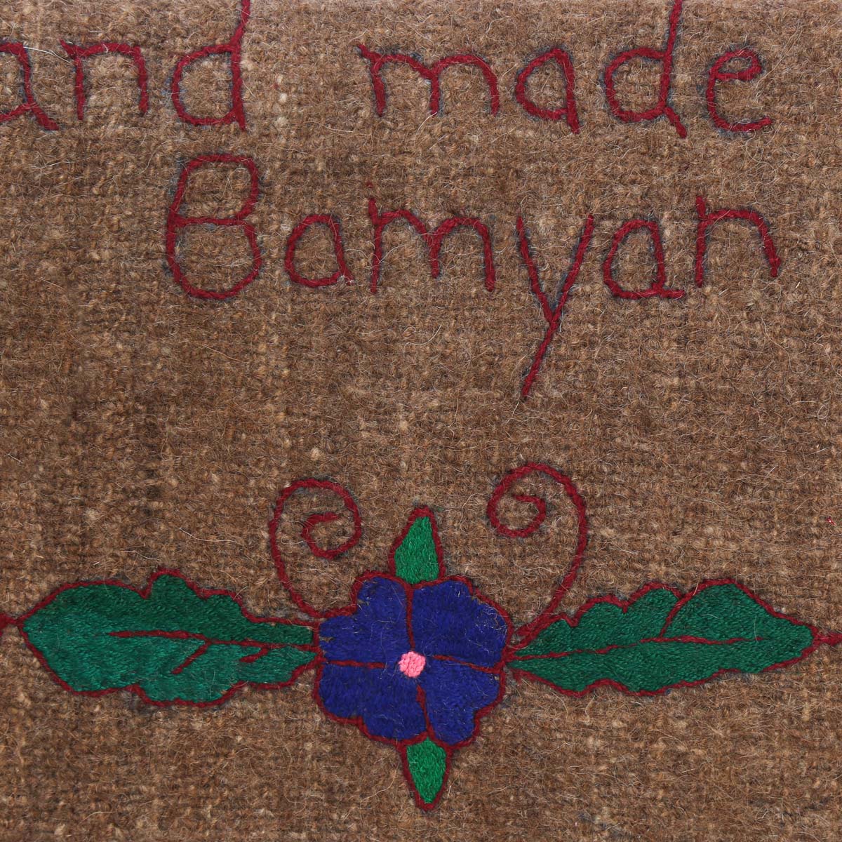Brown Shoulder Bag | Hand Embroidered Bag