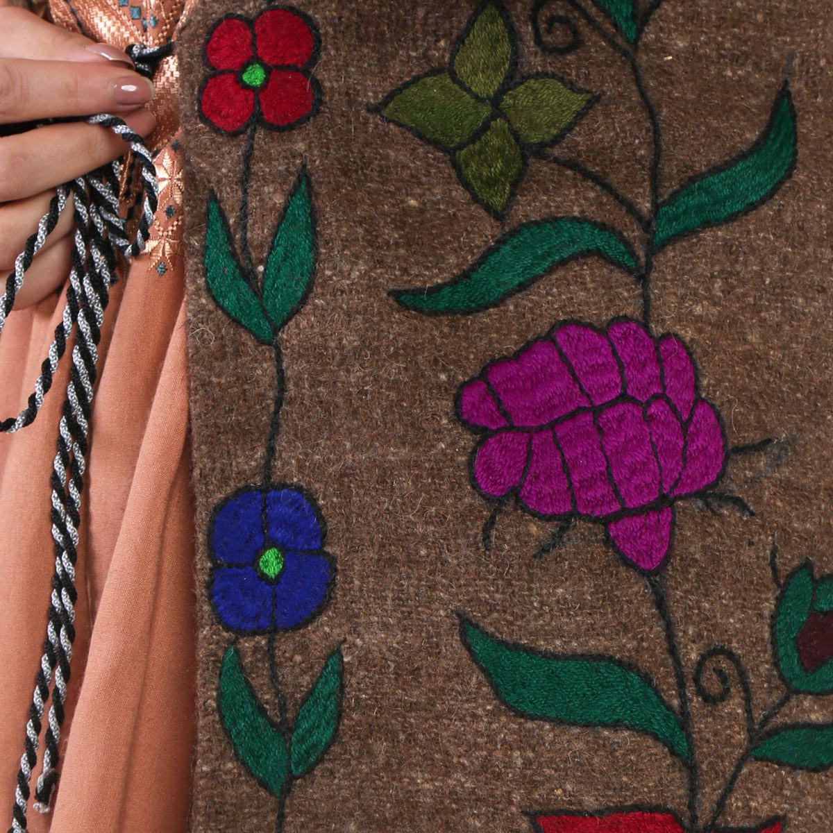 Barak Women Waistcoat | Floral Embroidered Waistcoat