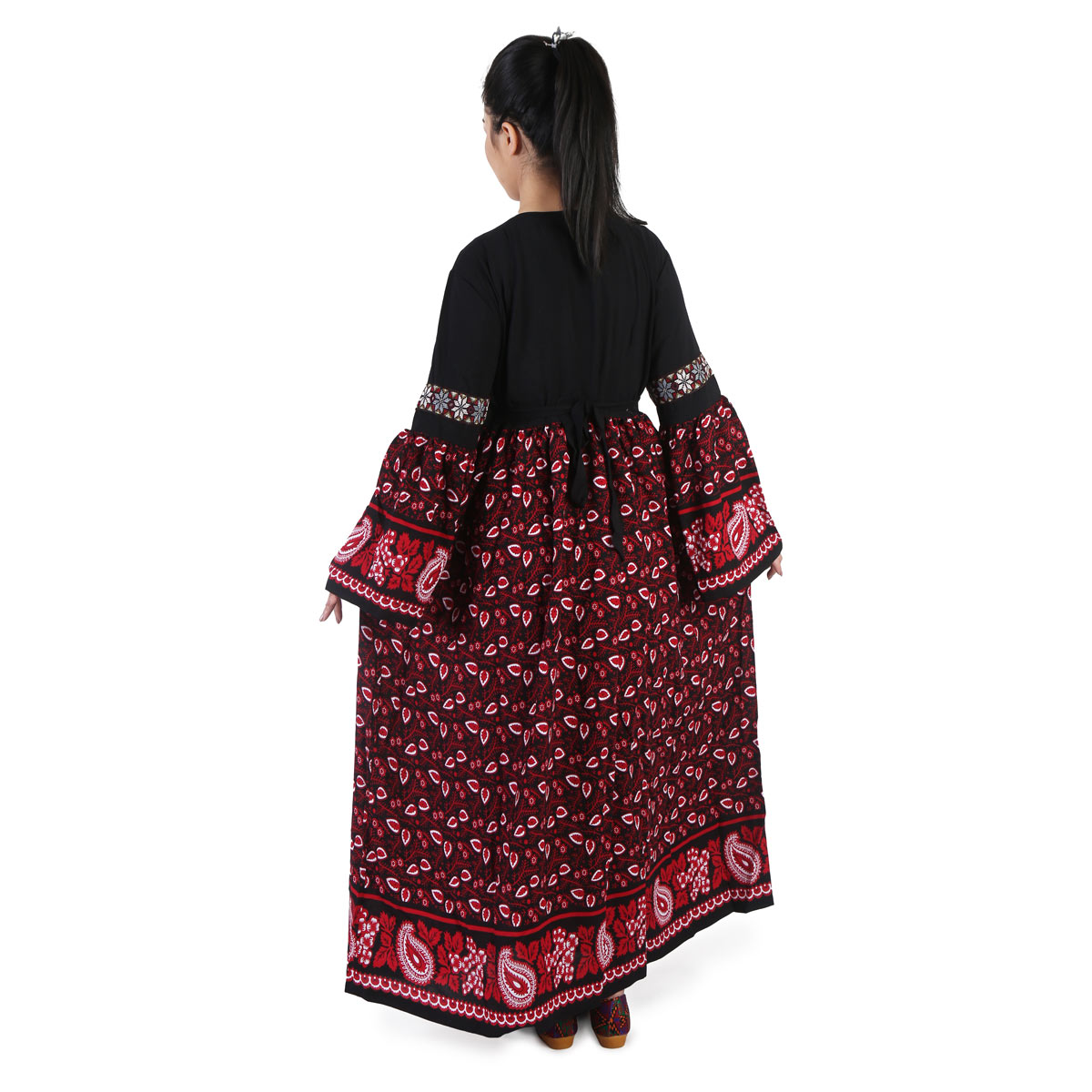 Gole Seb Long Gown | Bell Sleeve Dress