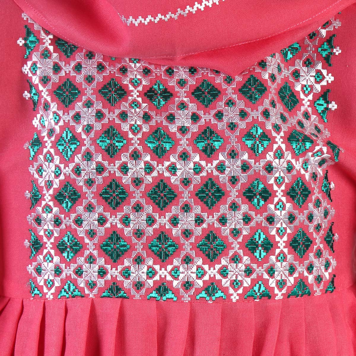 Pink Cotton Short Frock | 3 Piece Suit for Girls