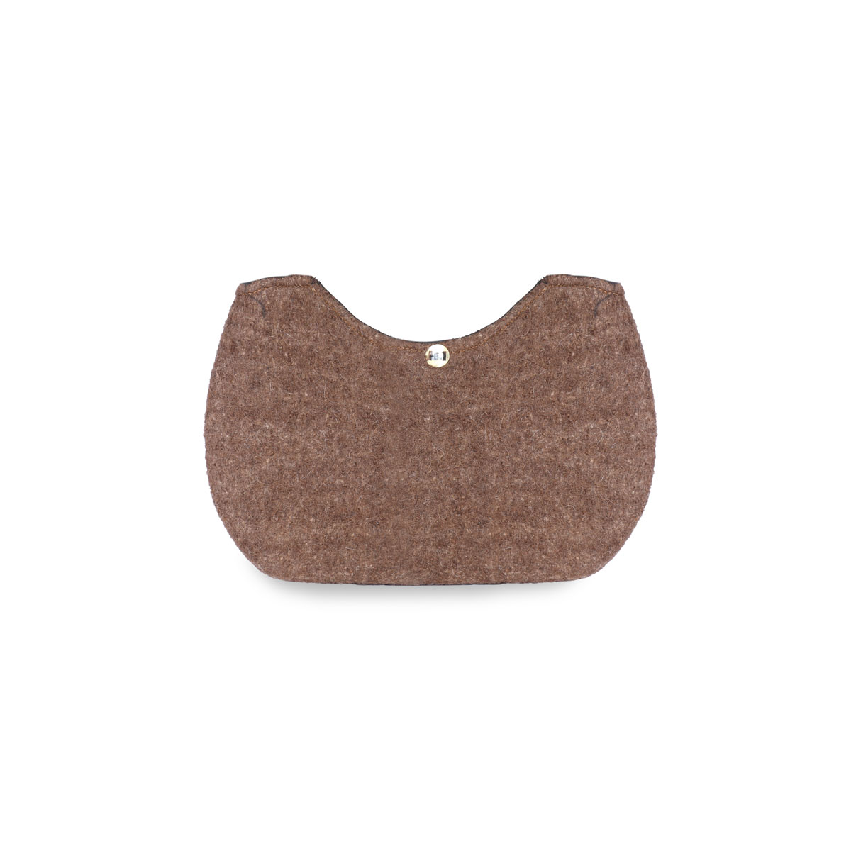 Brown Elegant Baguette Bag | Handwoven Strap Barak Bag