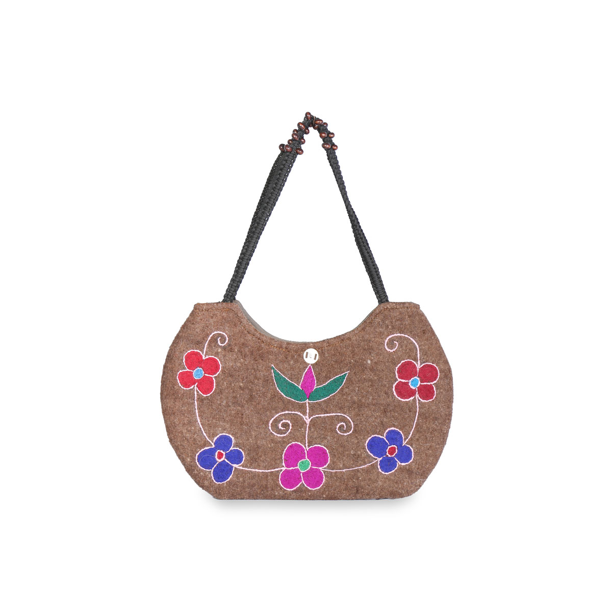 Embroidered Baguette Bag | Handwoven Strap Barak Bag
