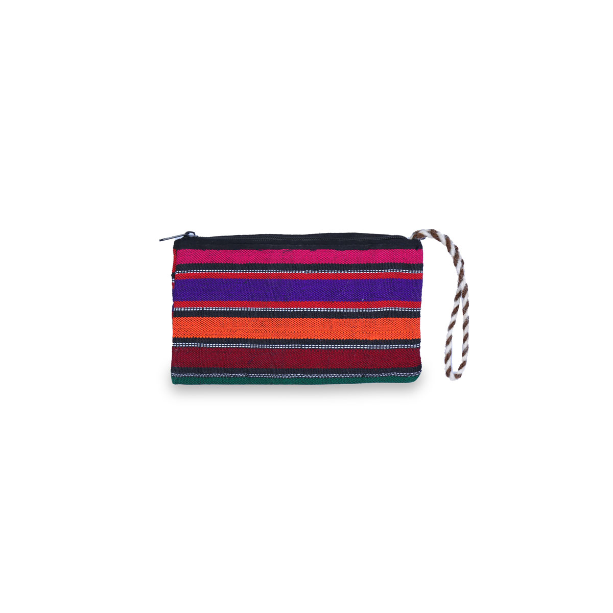 Handwoven Afghan Purse | Colorful Striped Design