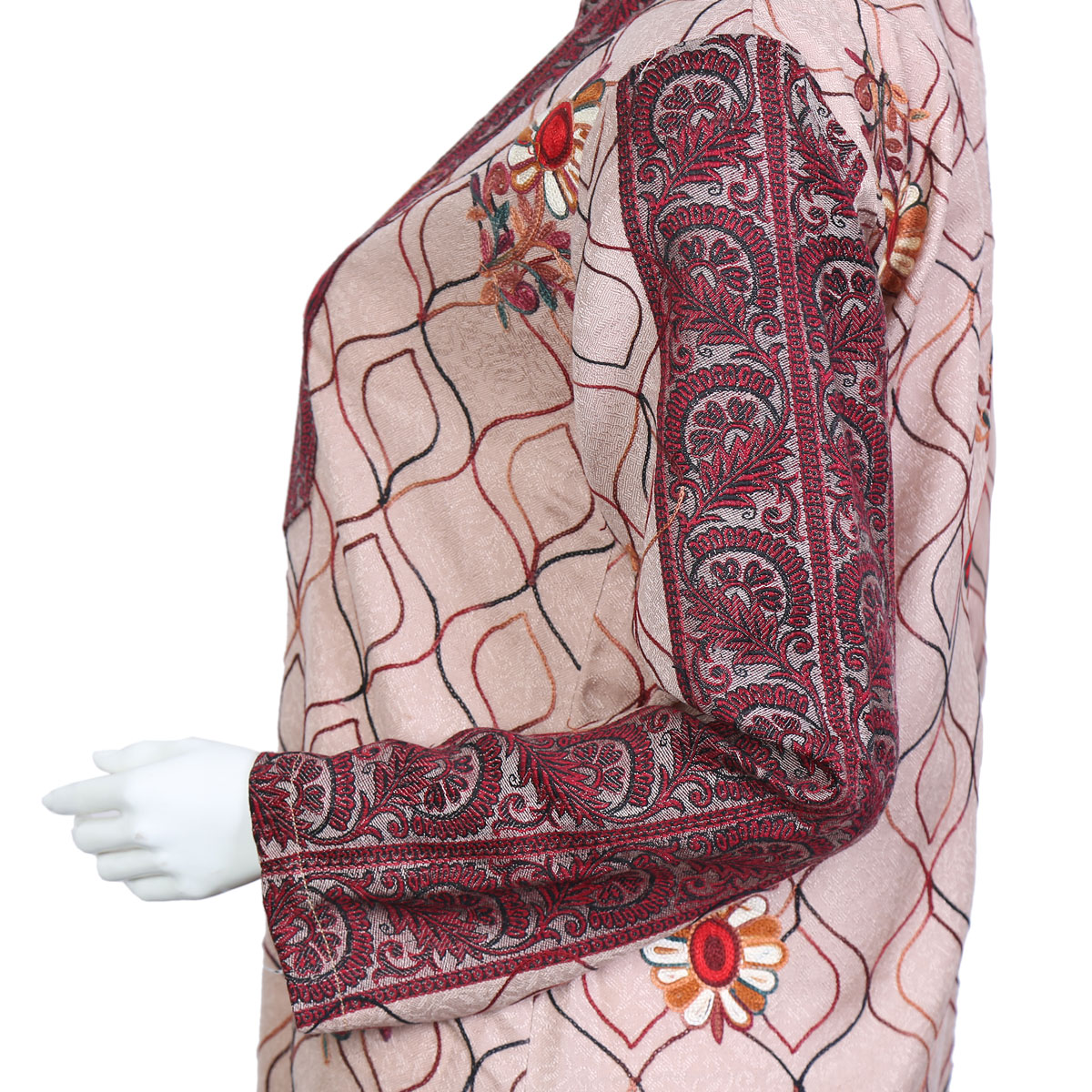 Woolen Casual Wear Dress | Collared Hand-Woven Winter Wear