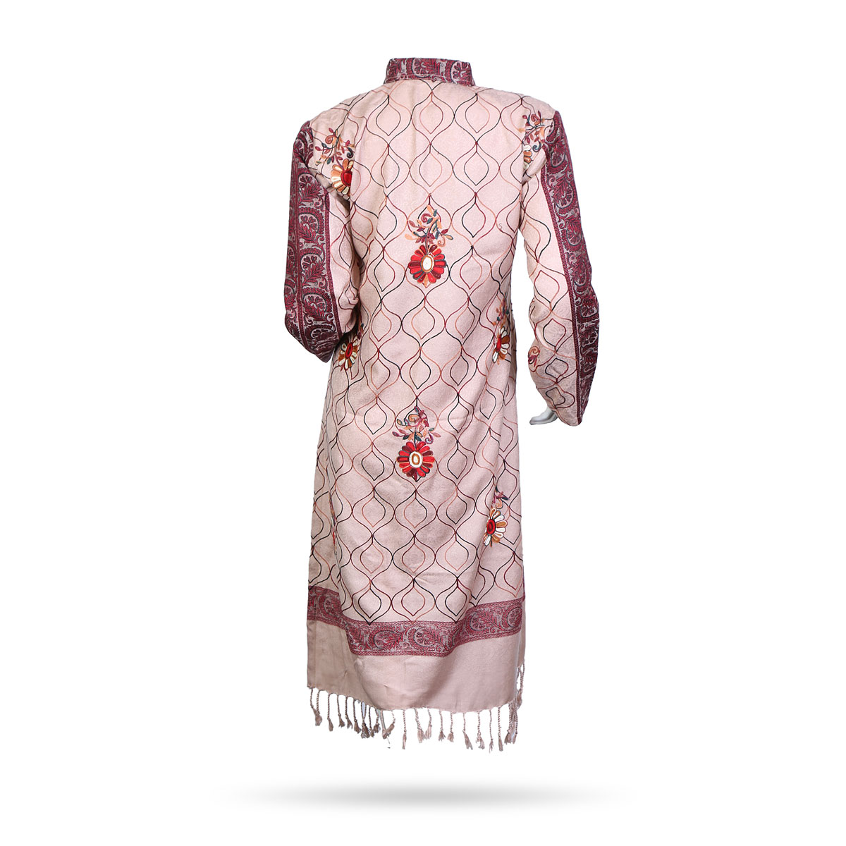 Woolen Casual Wear Dress | Collared Hand-Woven Winter Wear
