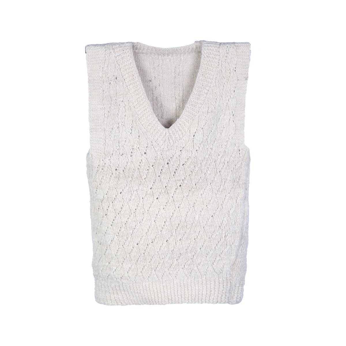 White Handwoven Sweater | Winter Wear
