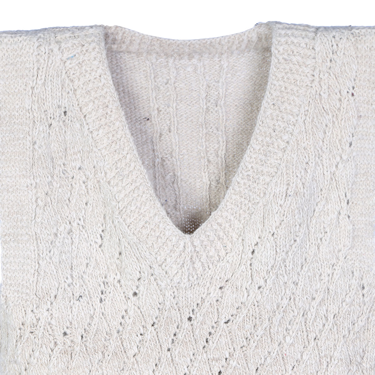White Handwoven Sweater | Winter Wear