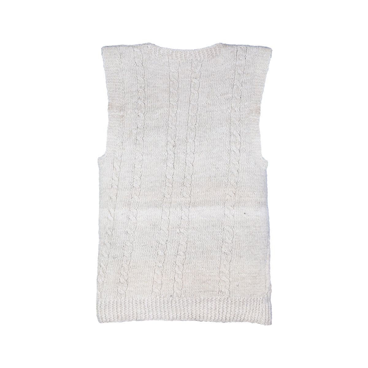 White Handwoven Sweater | Winter Wear