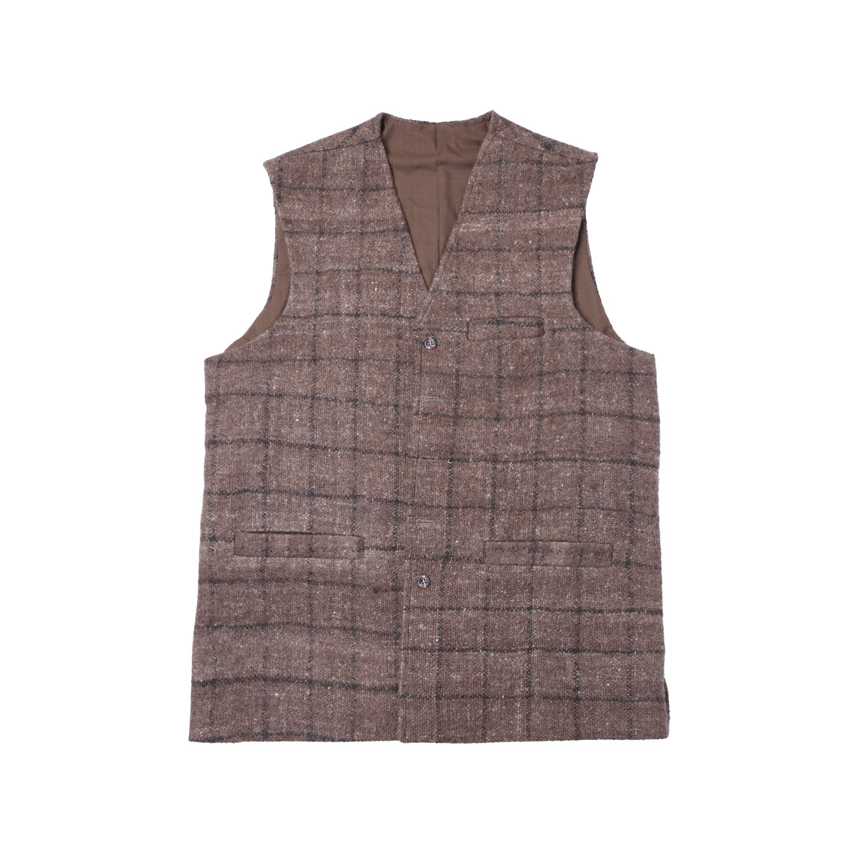 Woolen Men's Vest | Black Striped Barak Waistcoat