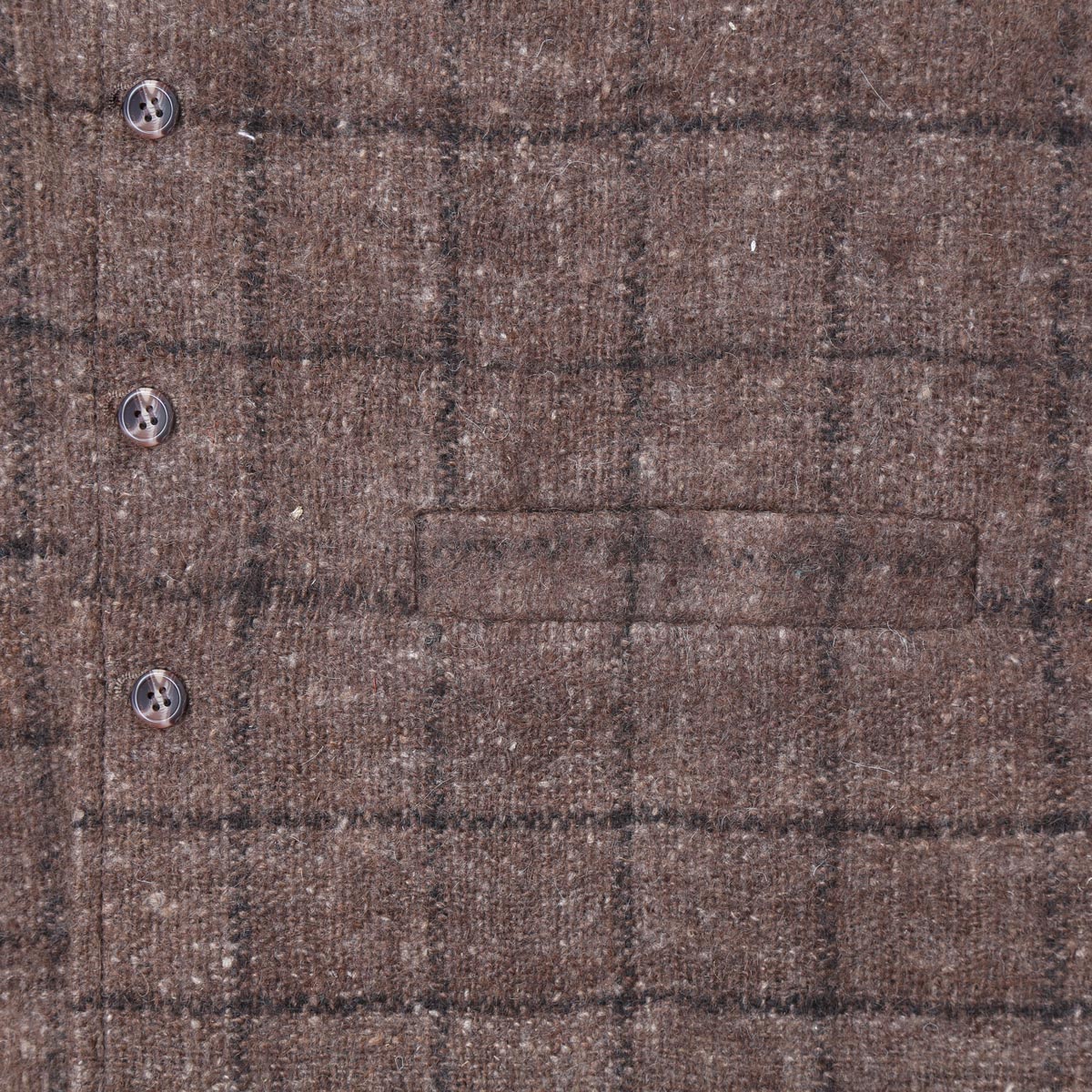 Woolen Men's Vest | Black Striped Barak Waistcoat