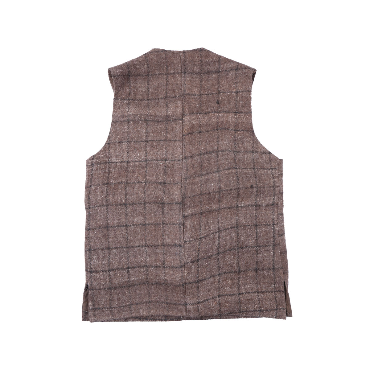 Woolen Men's Vest | Black Striped Barak Waistcoat