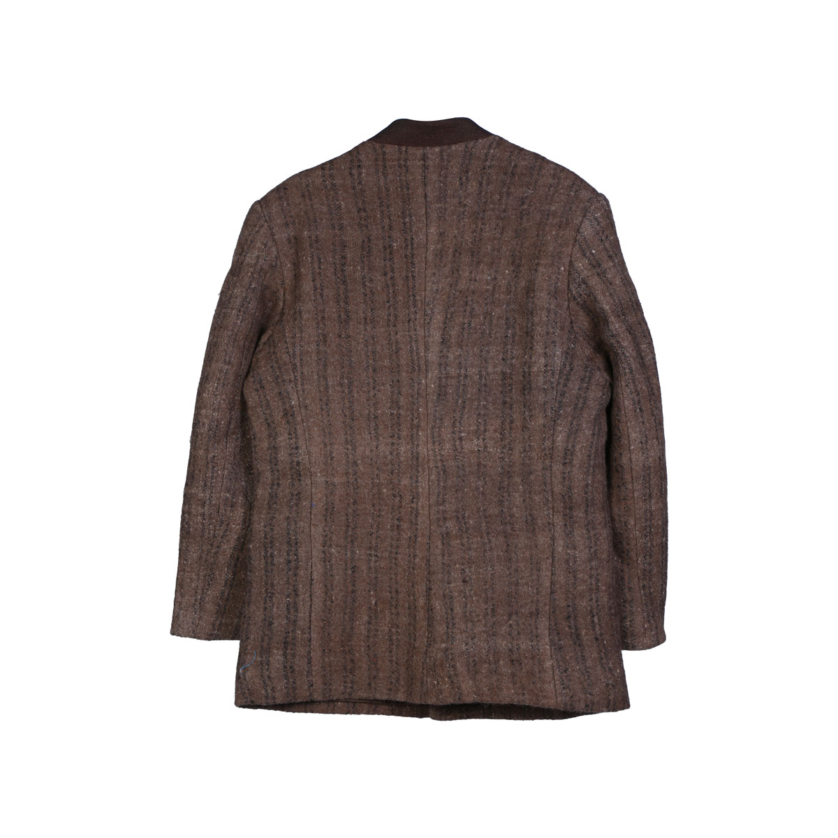 Woolen Striped Coat | Chocolate Brown Barak Coat