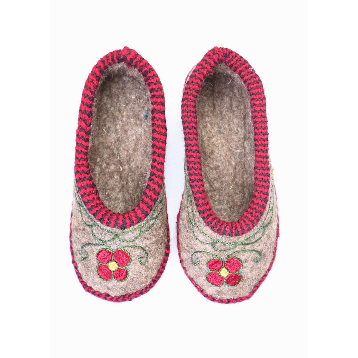 Hand-Woven Shoe Pairs With Pink Borders | Barak Shoes