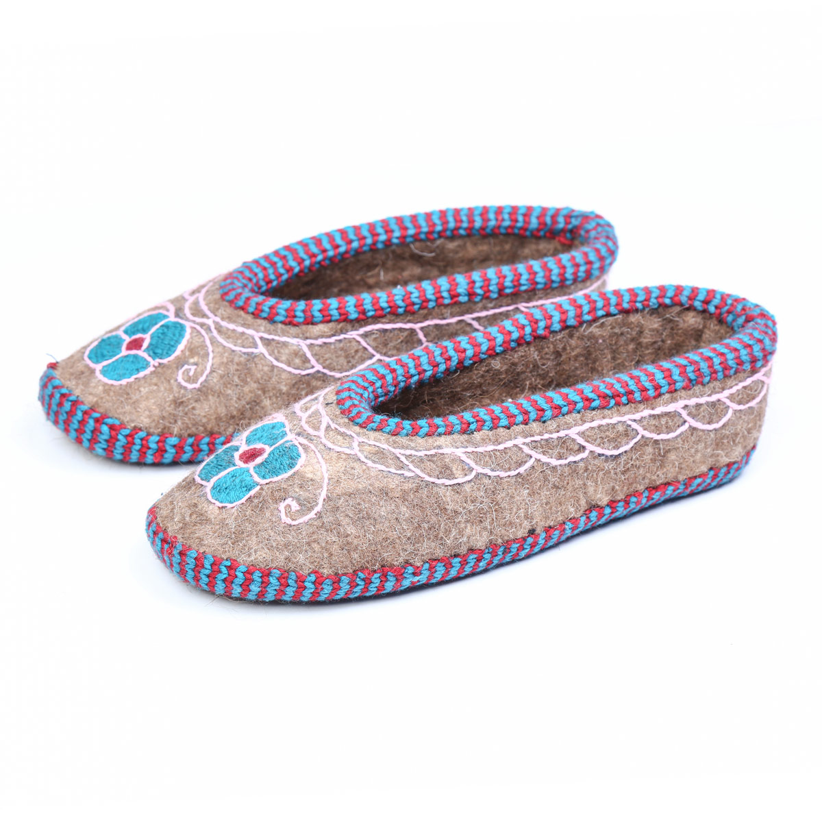 Hand-Woven Shoe Pairs With Brown Borders | Barak Shoes