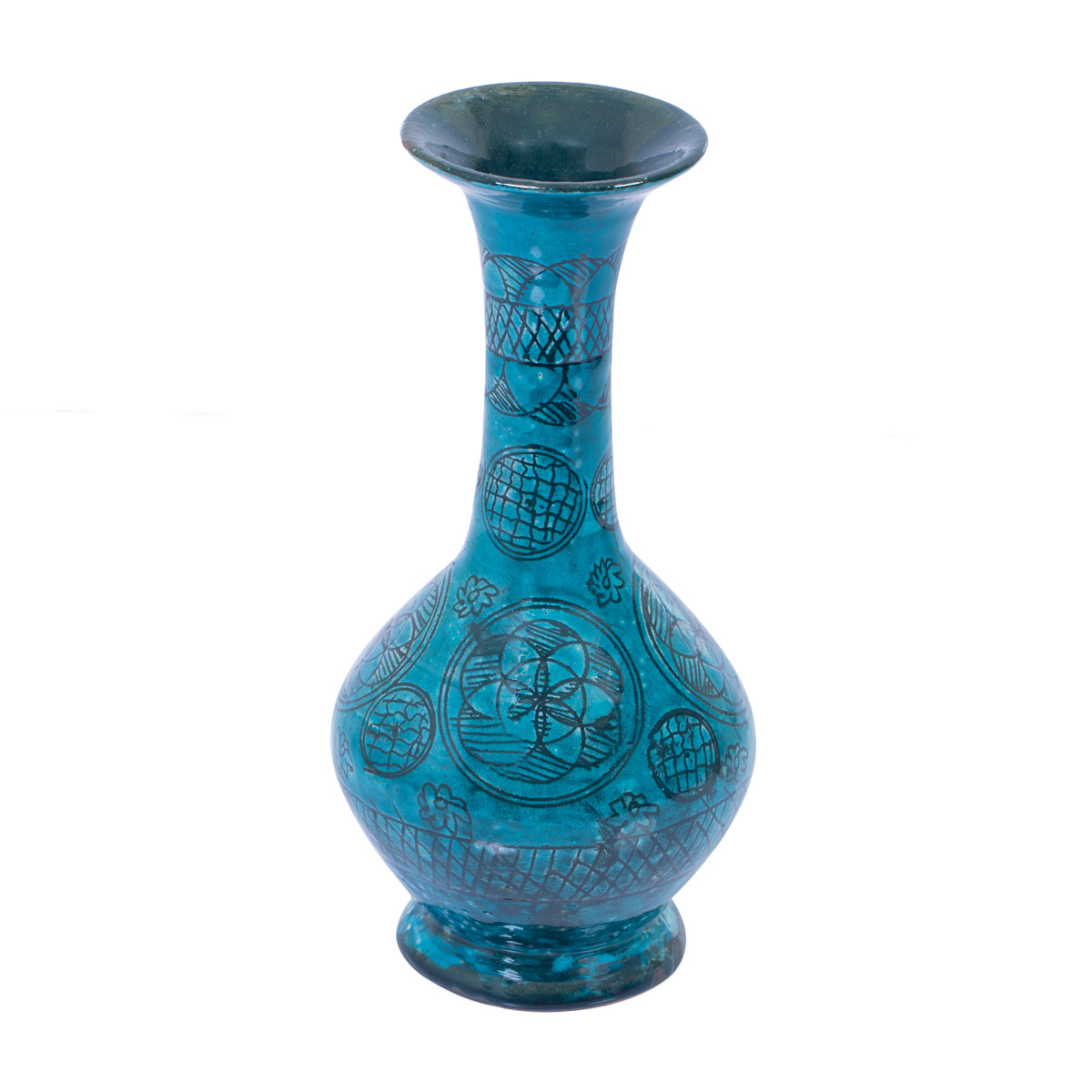 Antique Handmade Pottery Vase
